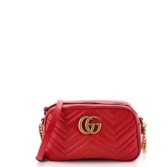 Gucci Handbags - Gucci Small GG Marmont Shoulder Bag Matelasse Leather